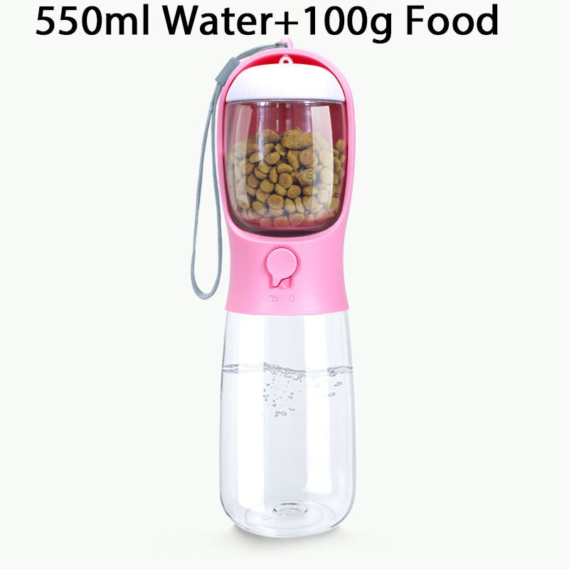 Portable Travel Dog Bowl And Drinker Bottle