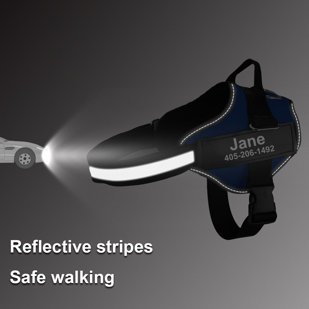 Reflective Adjustable Dog Harness Vest