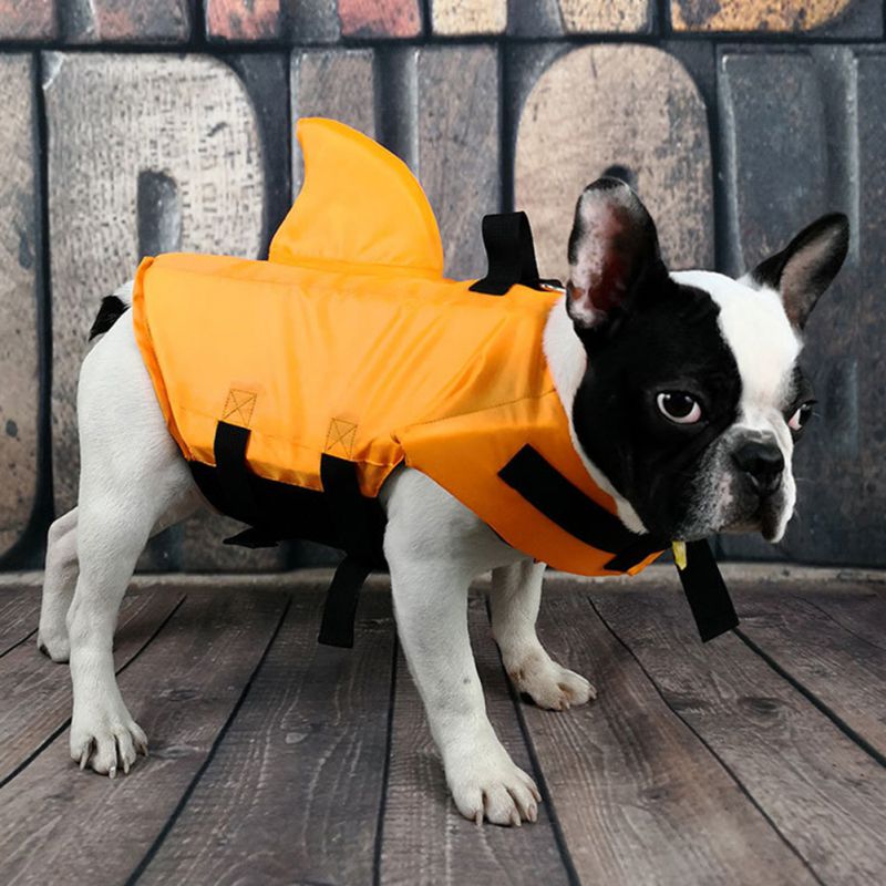 Shark Fin Design Adjustable Dog Life Jacket