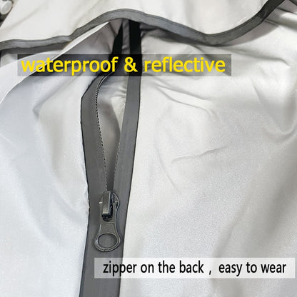 Reflective All-weather Waterproof Dog Rain Coat