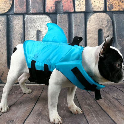 Shark Fin Design Adjustable Dog Life Jacket