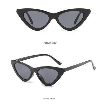 Vintage Polarized Oval Frame Sunglasses