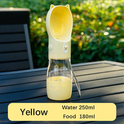 Portable Dog Water Bottle Food & Water Container
