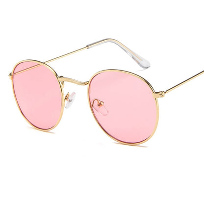 Metal Small Round Sunglasses for Woman