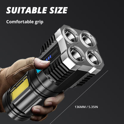 High Power LED Flashlight and Camping Torch