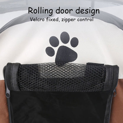 Travel Buddy: Portable Pet Playpen for Adventurous Dogs and Their Companions