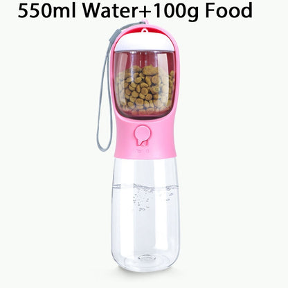 Portable Travel Dog Bowl And Drinker Bottle