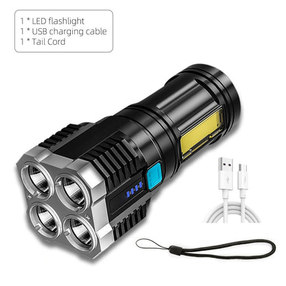 High Power LED Flashlight and Camping Torch