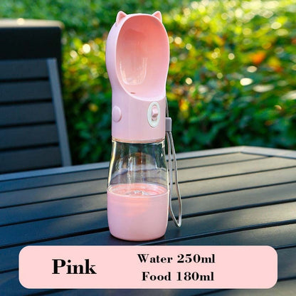 Portable Dog Water Bottle Food & Water Container