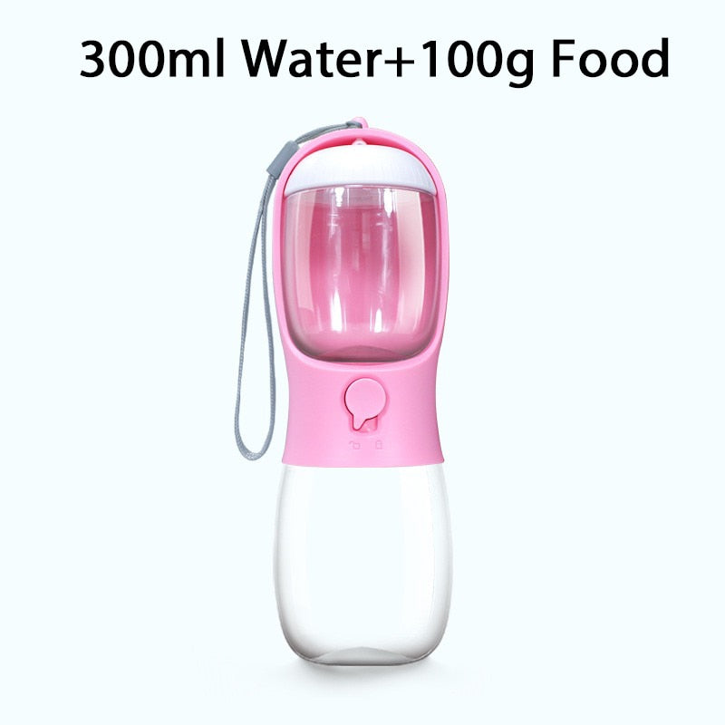 Portable Travel Dog Bowl And Drinker Bottle
