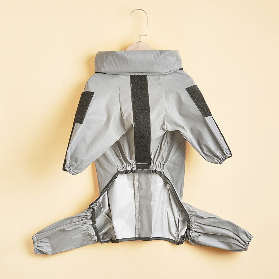 Reflective All-weather Waterproof Dog Rain Coat