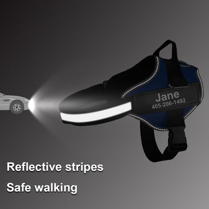 Reflective Adjustable Dog Harness Vest