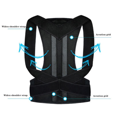 Adjustable Posture Corrector Back Support Belt