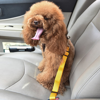 Secure & Adjustable Dog Car Travel Seat Belt