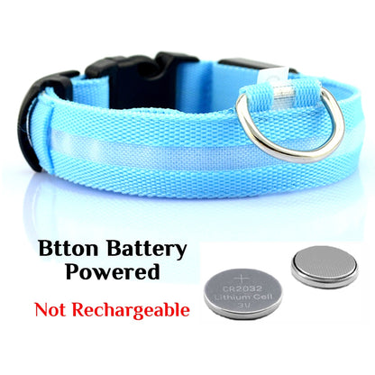 LED Waterproof Adjustable Dog Night Light Collar