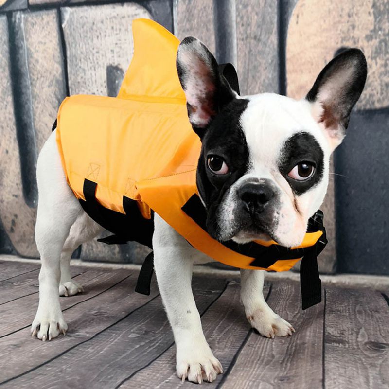 Shark Fin Design Adjustable Dog Life Jacket