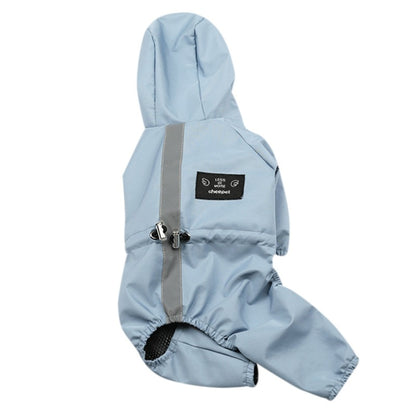 Waterproof Mesh Breathable Dog Raincoat