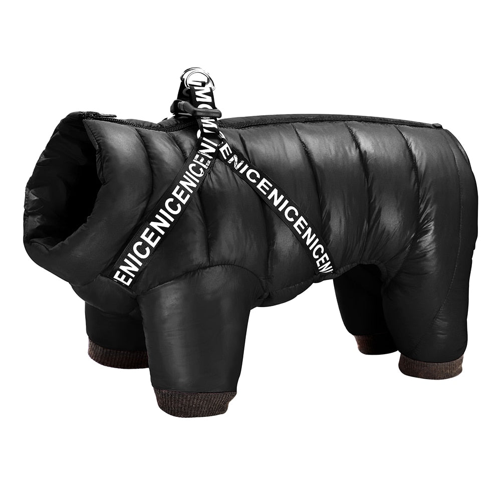 Super Warm Dog Coat With Harness