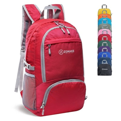 Foldable Water Resistant Hiking Daypack Travel Backpack