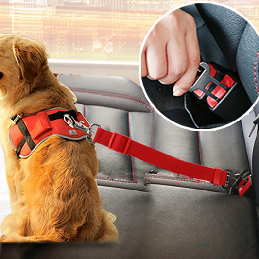 Secure & Adjustable Dog Car Travel Seat Belt