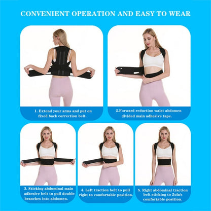Adjustable Posture Corrector Back Support Belt