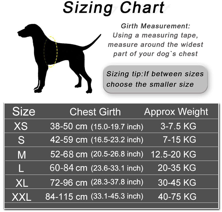 Reflective Adjustable Dog Harness Vest