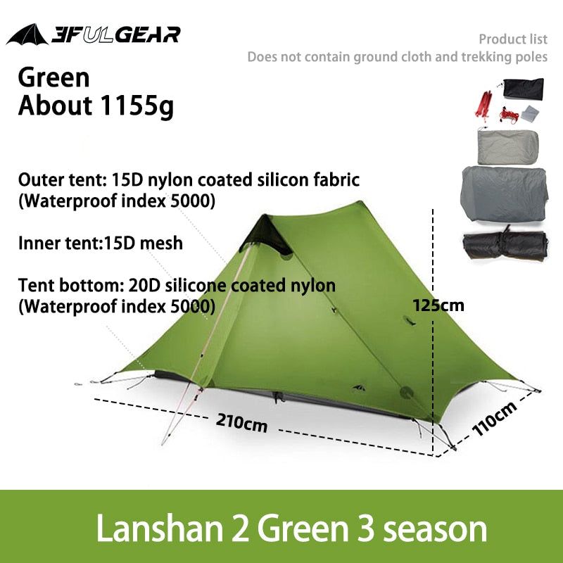 Professional Outdoor Ultralight Camping Tent