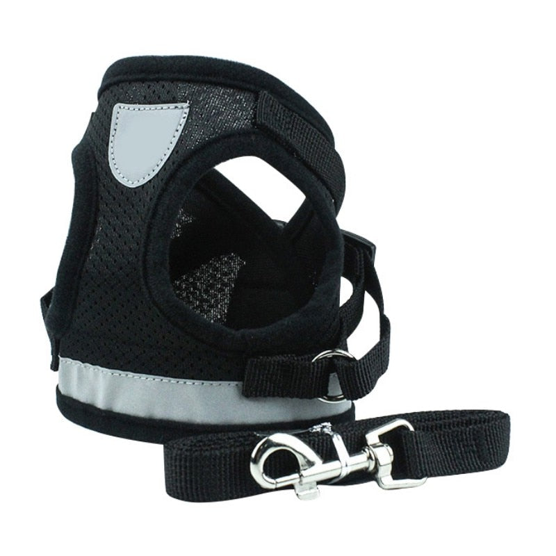 Reflective Breathable Adjustable Dog Harness