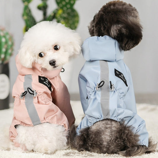 Waterproof Mesh Breathable Dog Raincoat