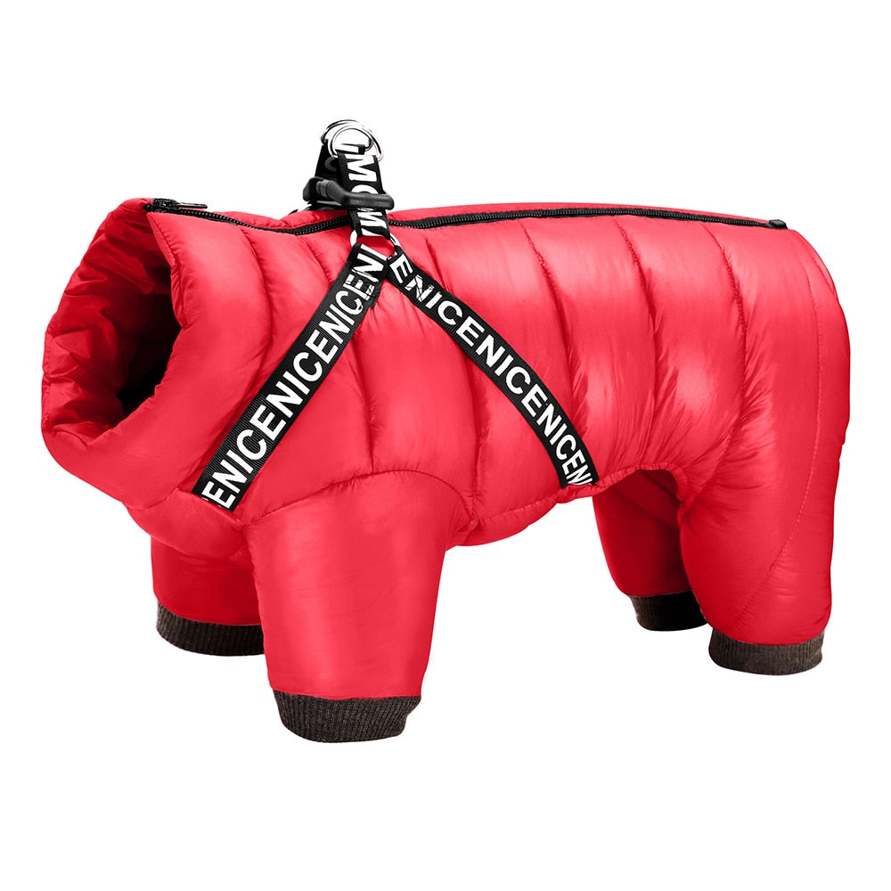 Super Warm Dog Coat With Harness