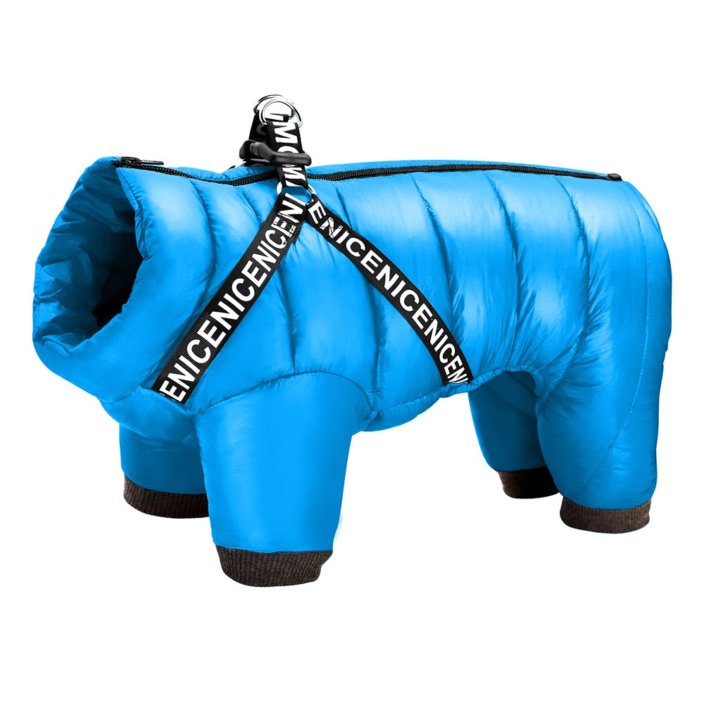 Super Warm Dog Coat With Harness