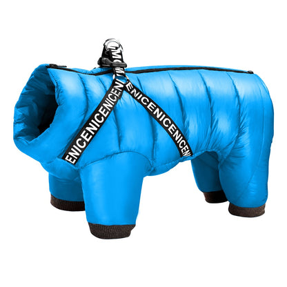 Super Warm Dog Coat With Harness