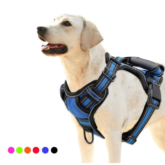 Reflective Breathable Adjustable Pet Harness
