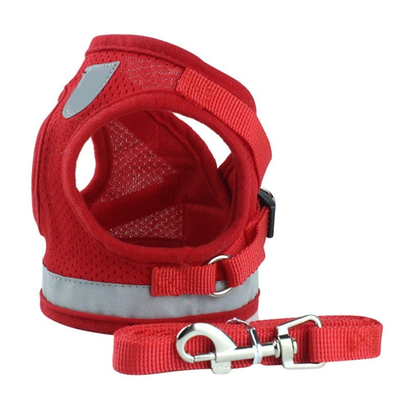 Reflective Breathable Adjustable Dog Harness