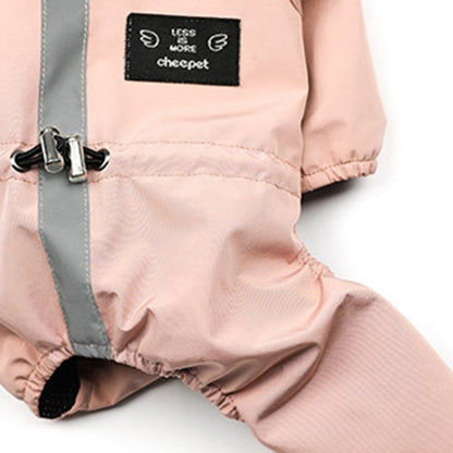 Waterproof Mesh Breathable Dog Raincoat