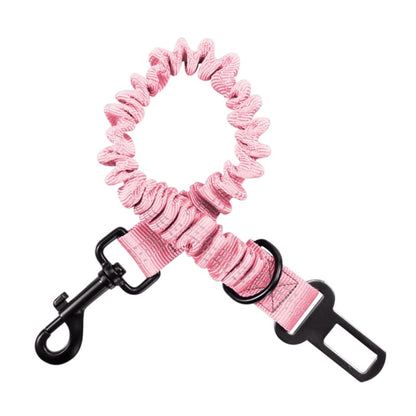 Reflective Safety Dog Seatbelt with Elastic Buffer - Suitable for Small, Medium, and Large Dogs