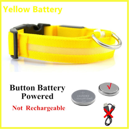 Adjustable Flashing Rechargeable Luminous Collar