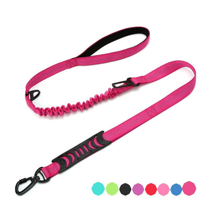 Double Handle Reflective Multifunction Dog Leash - 4-in-1 Heavy Duty Design