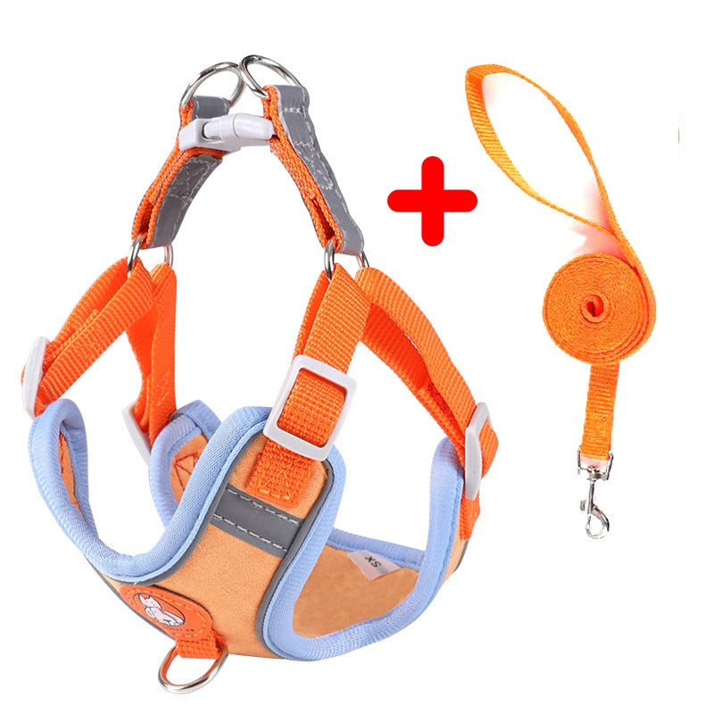 Breathable Reflective Harness and/or Harness and Leash Set