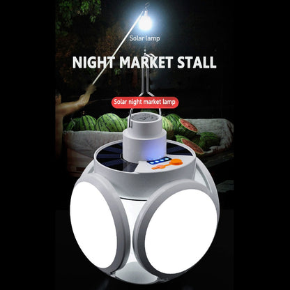 Eco-friendly 500 Lumen Solar Powered USB Rechargeable LED Lamp with Remote Control