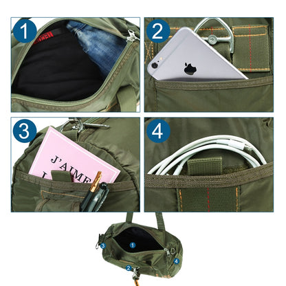 Camping Tactical Crossbody Bag With Belt