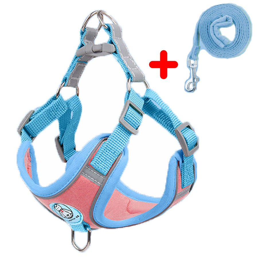 Breathable Reflective Harness and/or Harness and Leash Set