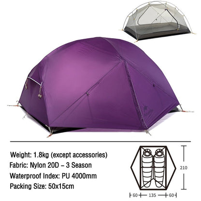 Ultralight Portable Travel Hiking Outdoor Tent