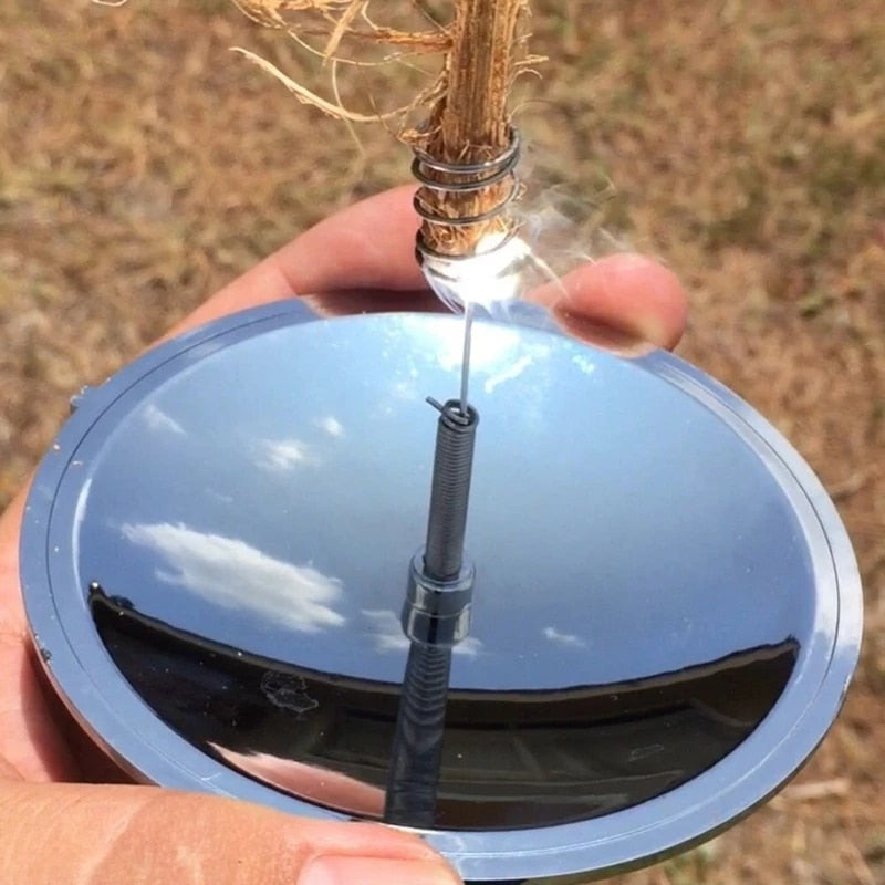 Outdoor Solar Lighter Camping Survival Gear