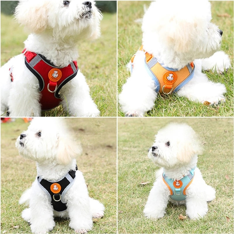 Breathable Reflective Harness and/or Harness and Leash Set