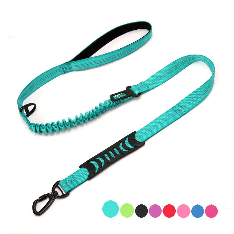 Double Handle Reflective Multifunction Dog Leash - 4-in-1 Heavy Duty Design
