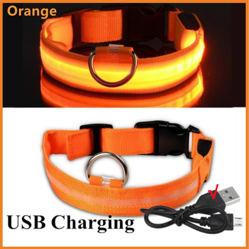 Adjustable Flashing Rechargeable Luminous Collar