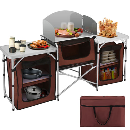 Camping Portable Camp Cook Table for Outdoor