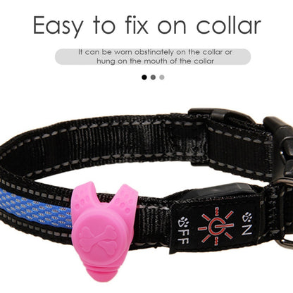 Flashing Glow Light - Blinking LED Collar Attachment for Enhanced Visibility