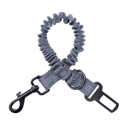 Reflective Safety Dog Seatbelt with Elastic Buffer - Suitable for Small, Medium, and Large Dogs